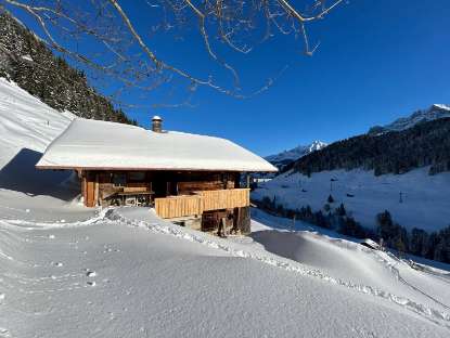 Weidehaus Urlaub Berge Adelboden Ferien offline Natur Alphütte Zottelgeiss 1